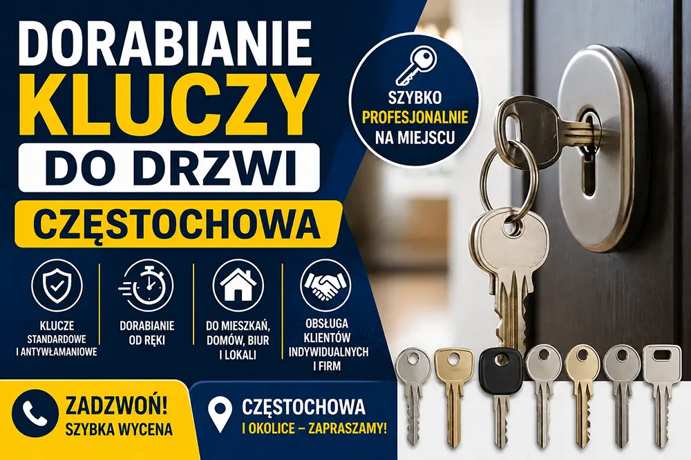 Dorabianie kluczy Częstochowa